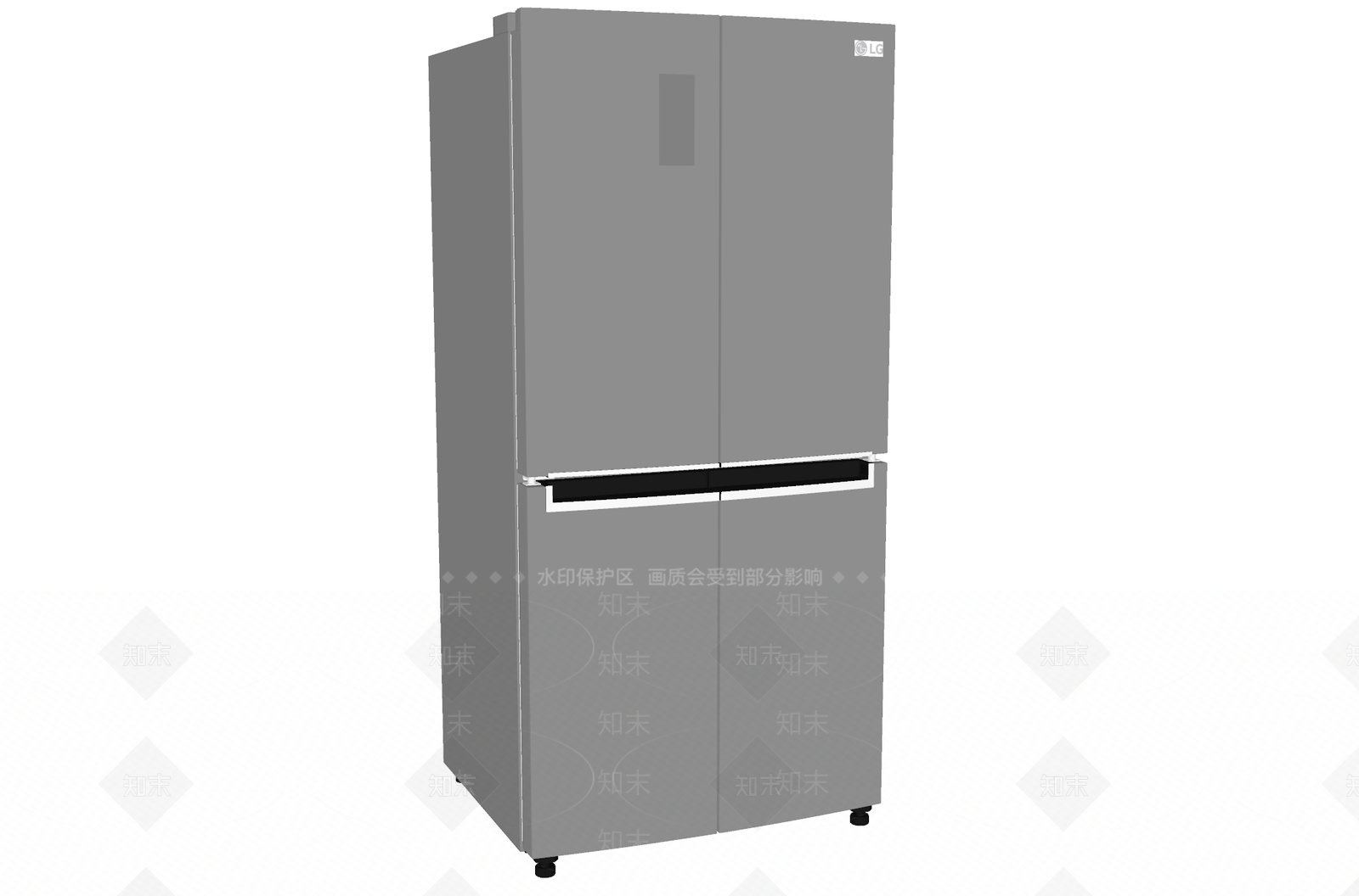 冰箱SU模型下载【ID:1146335306】