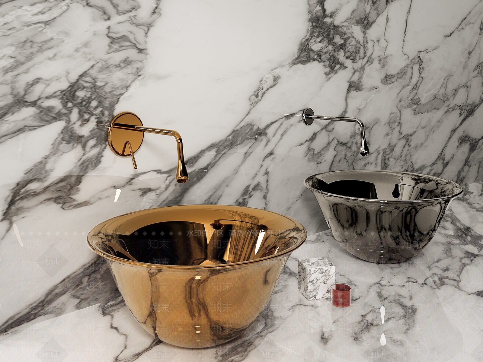 GESSI金属水滴龙头3D模型下载【ID:1146340881】