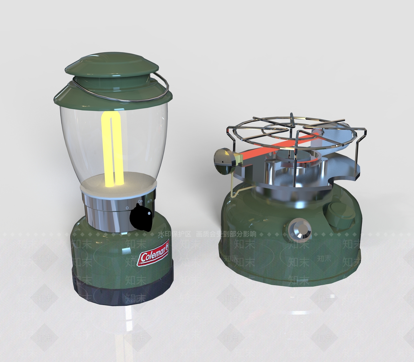 现代户外手提马灯SU模型下载【ID:1146342248】