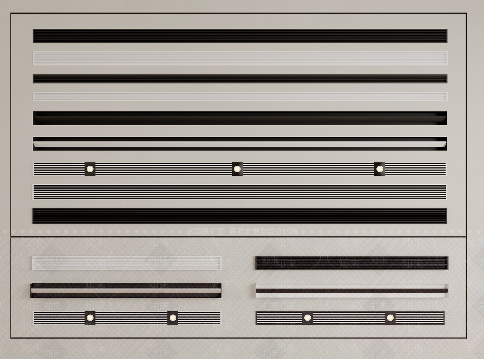 中央空调出风口3D模型下载【ID:1146360684】