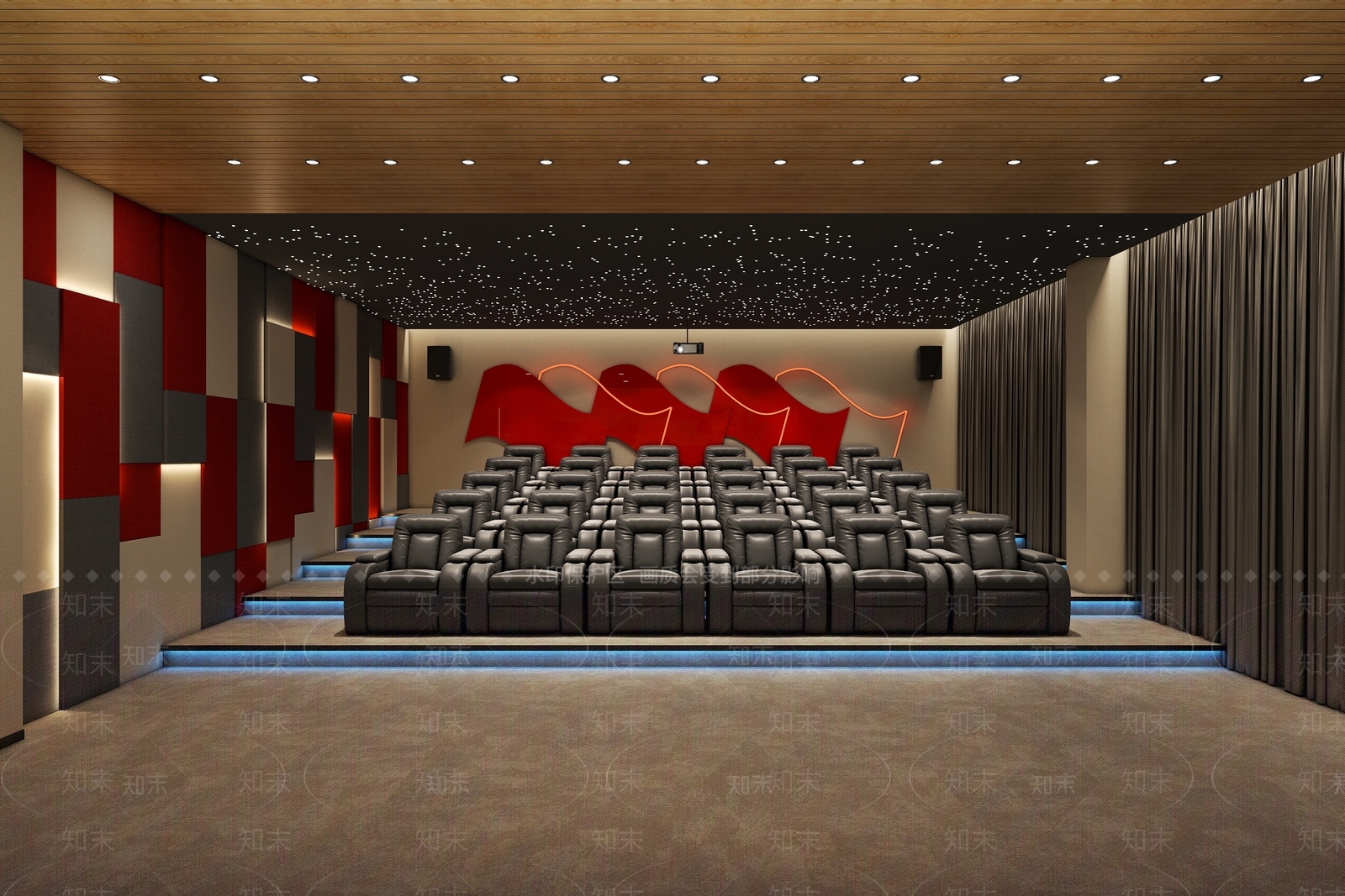 现代电影院3D模型下载【ID:1146362075】