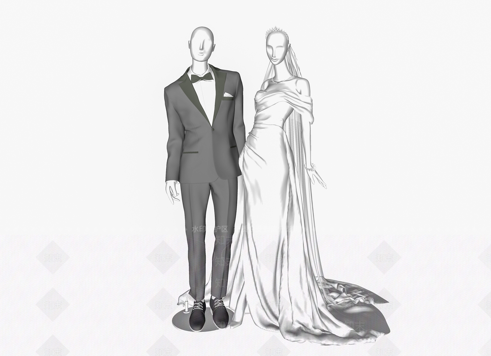 模特SU模型下载【ID:1146381003】