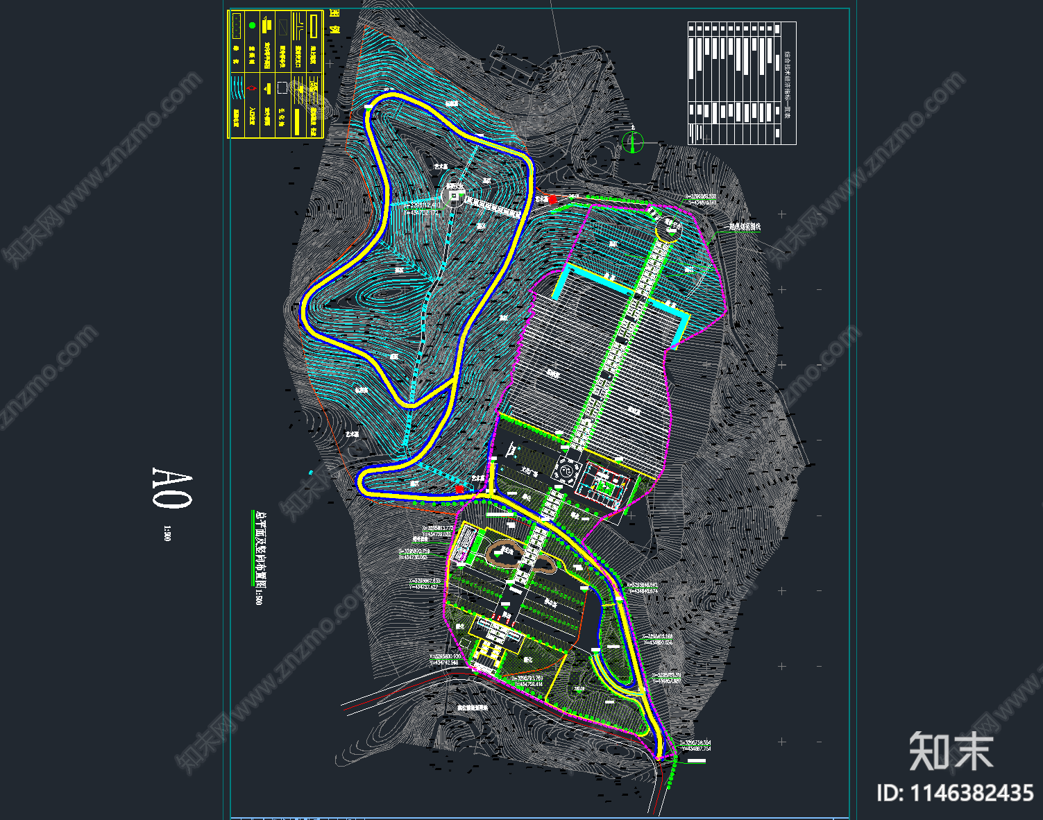 18套公墓陵园建筑景观规划平面图施工图下载【ID:1146382435】