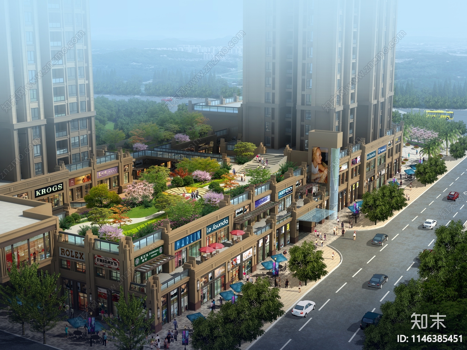 重庆住宅区建筑cad施工图下载【ID:1146385451】