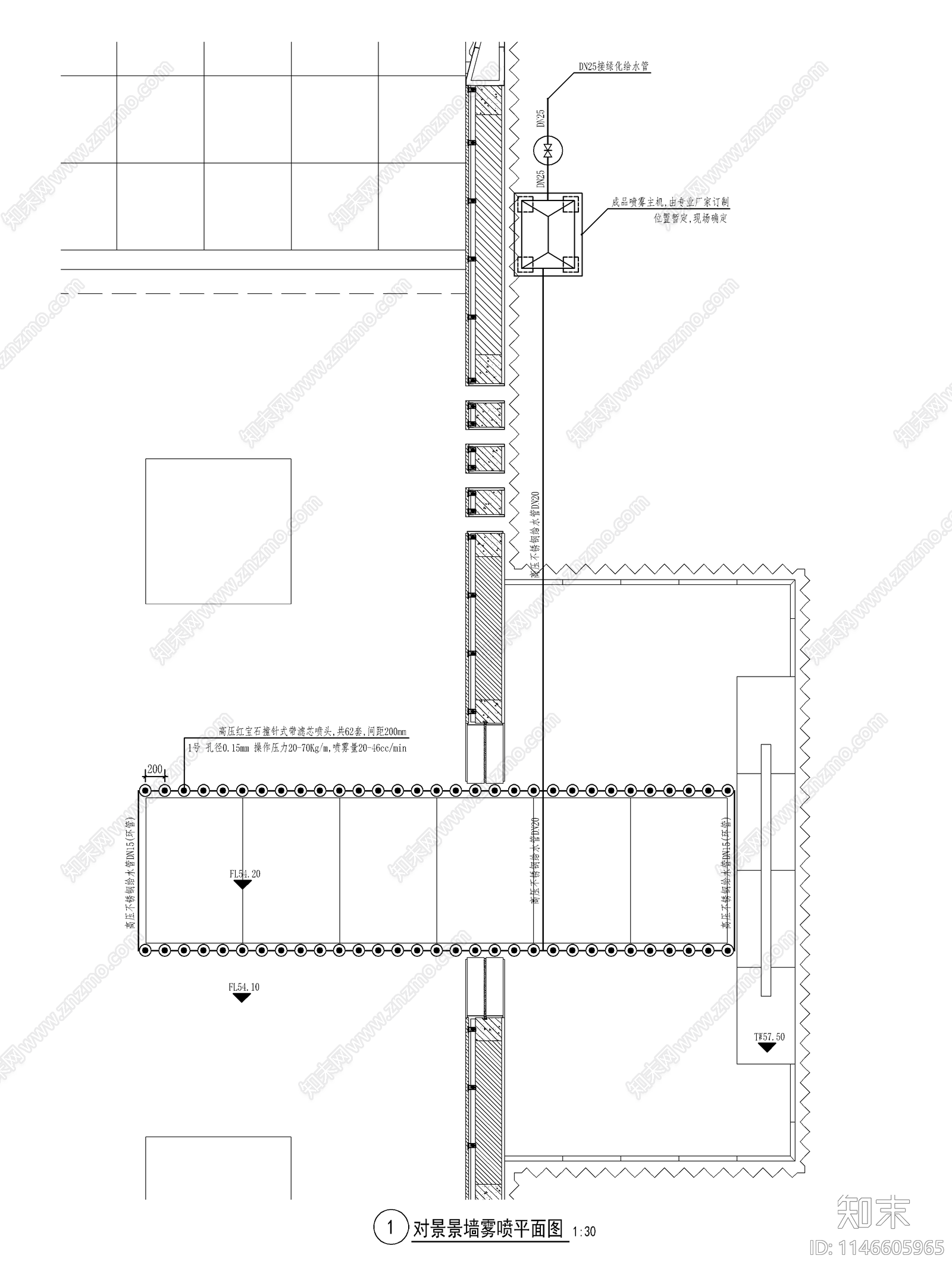 新中式示范区给排水电气系统cad施工图下载【ID:1146605965】