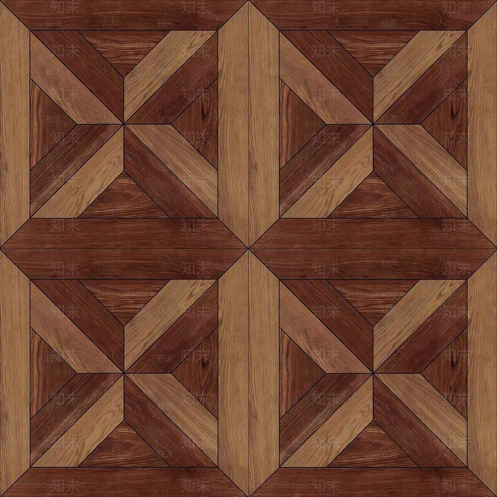 古典风拼色木纹砖贴图下载【ID:1146388940】