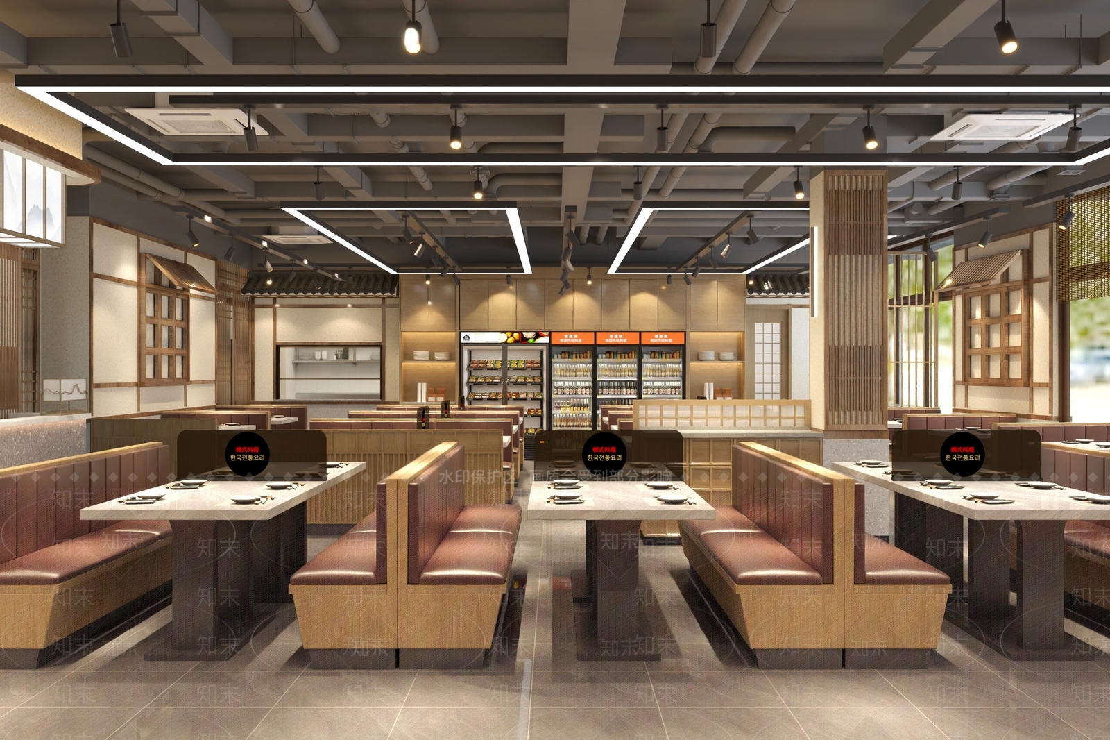 现代快餐店3D模型下载【ID:1214067043】