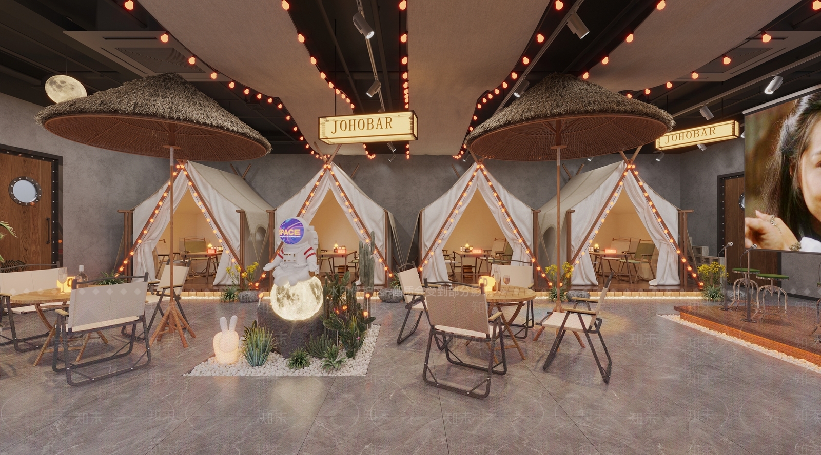 侘寂酒吧3D模型下载【ID:1214067222】