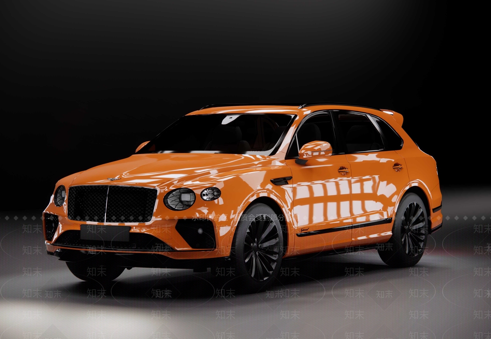 宾利添越SU模型下载【ID:1146408211】