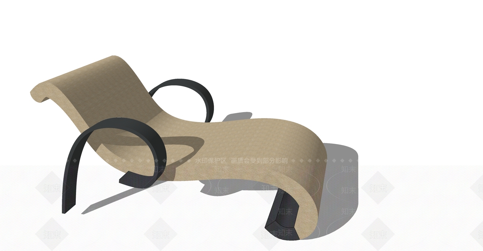 现代躺椅SU模型下载【ID:1146409314】