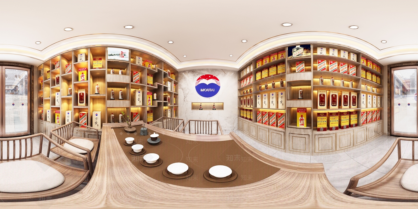 现代烟酒店3D模型下载【ID:1146411615】