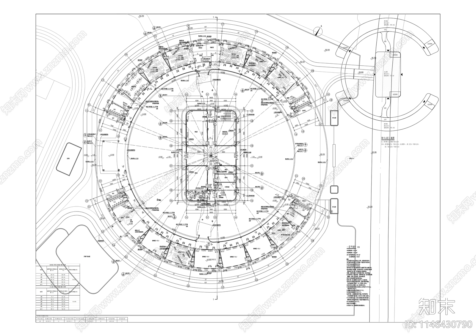 云枫小学建筑详图cad施工图下载【ID:1146430790】