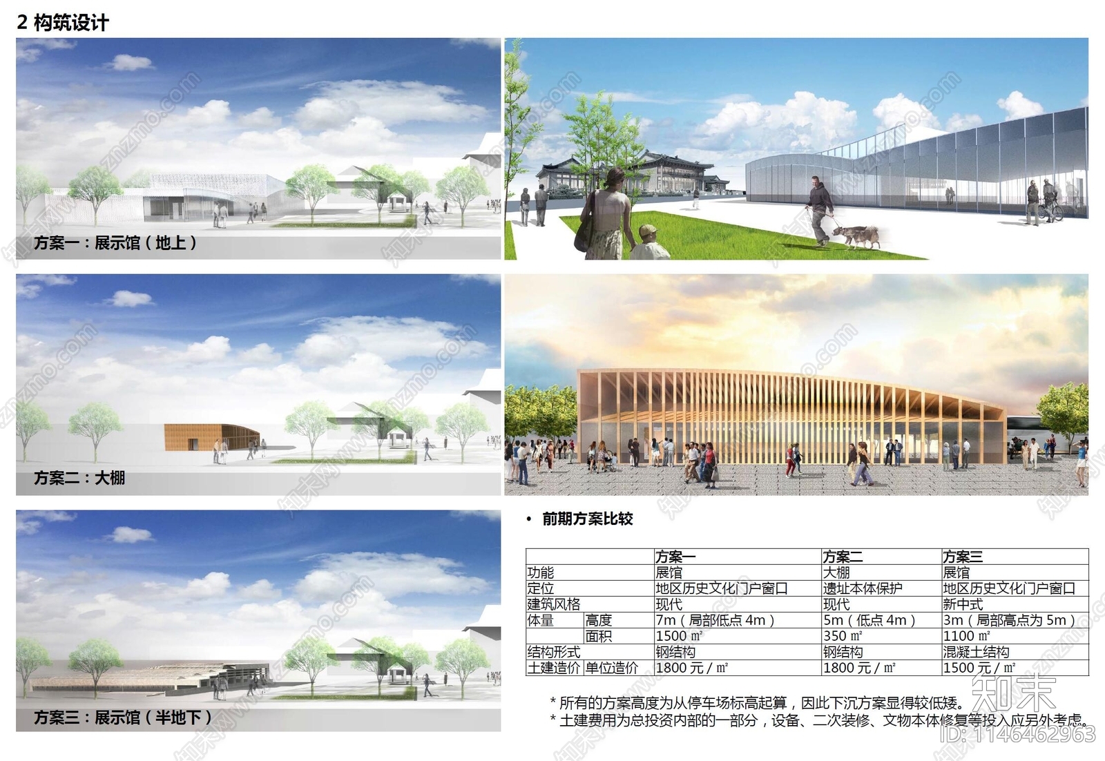 淮南寿县寿春城黄家孤堆东汉墓展示馆建筑方案文本下载【ID:1146462963】