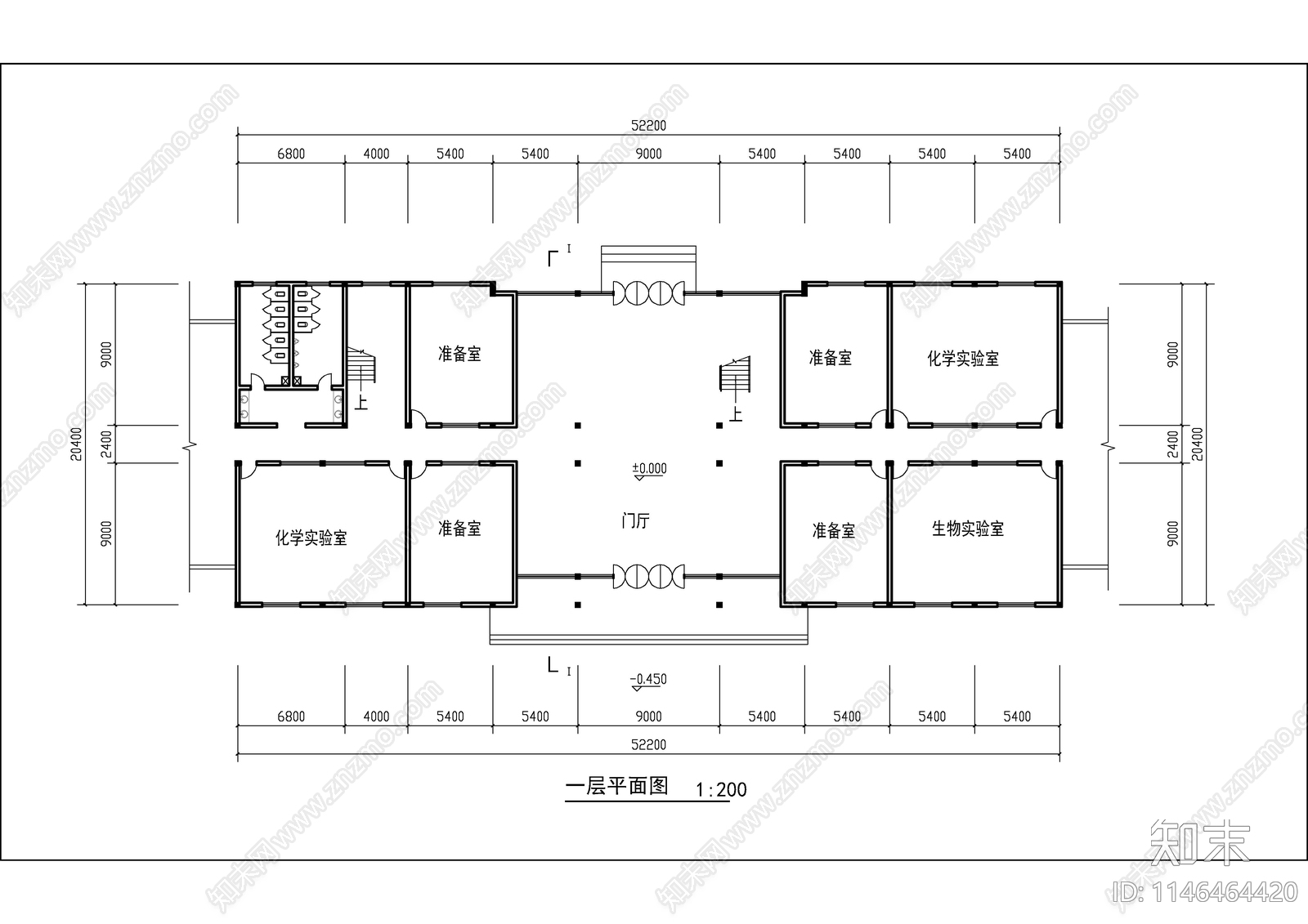 综合楼建筑详图cad施工图下载【ID:1146464420】