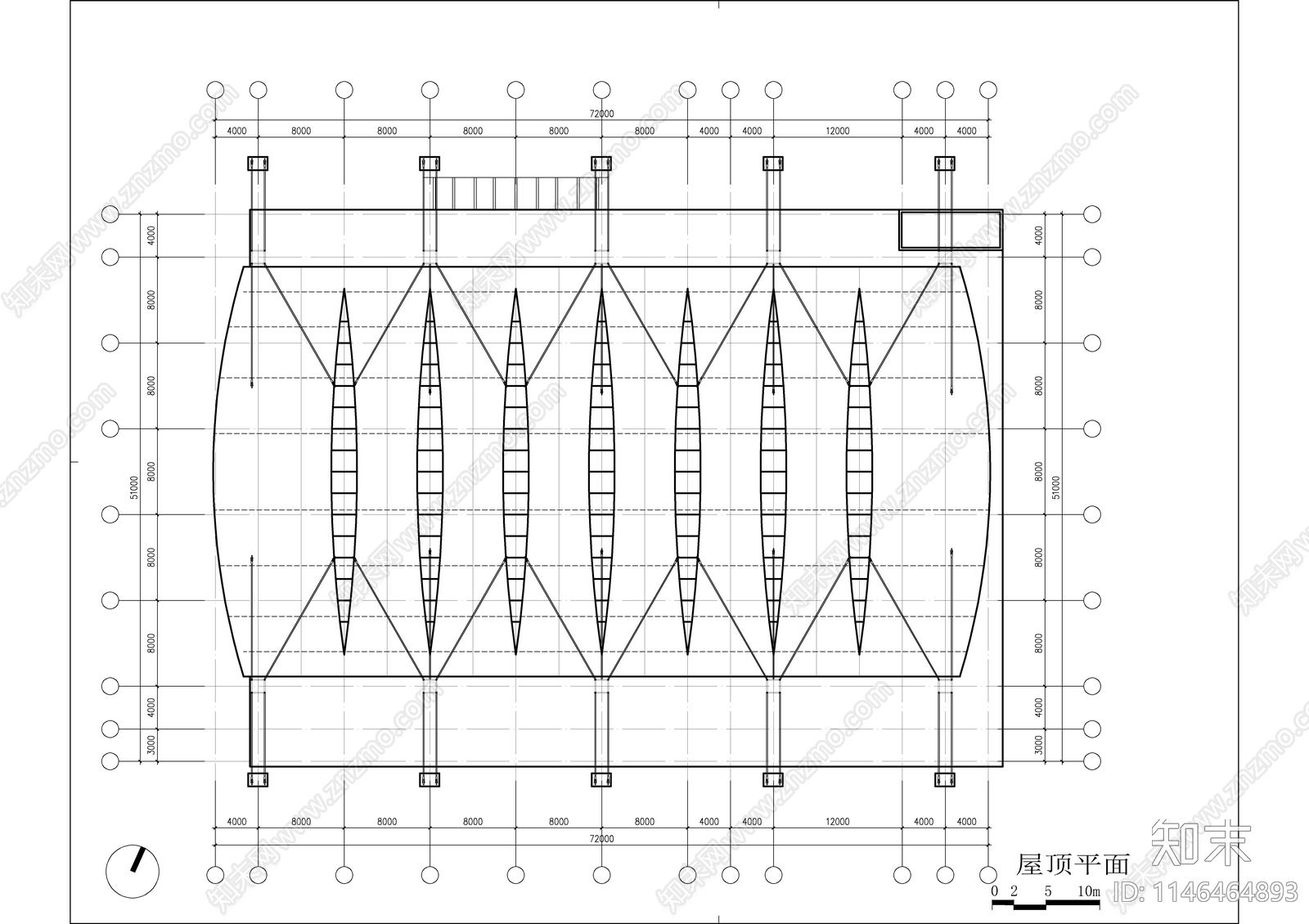 体育馆建筑详图cad施工图下载【ID:1146464893】