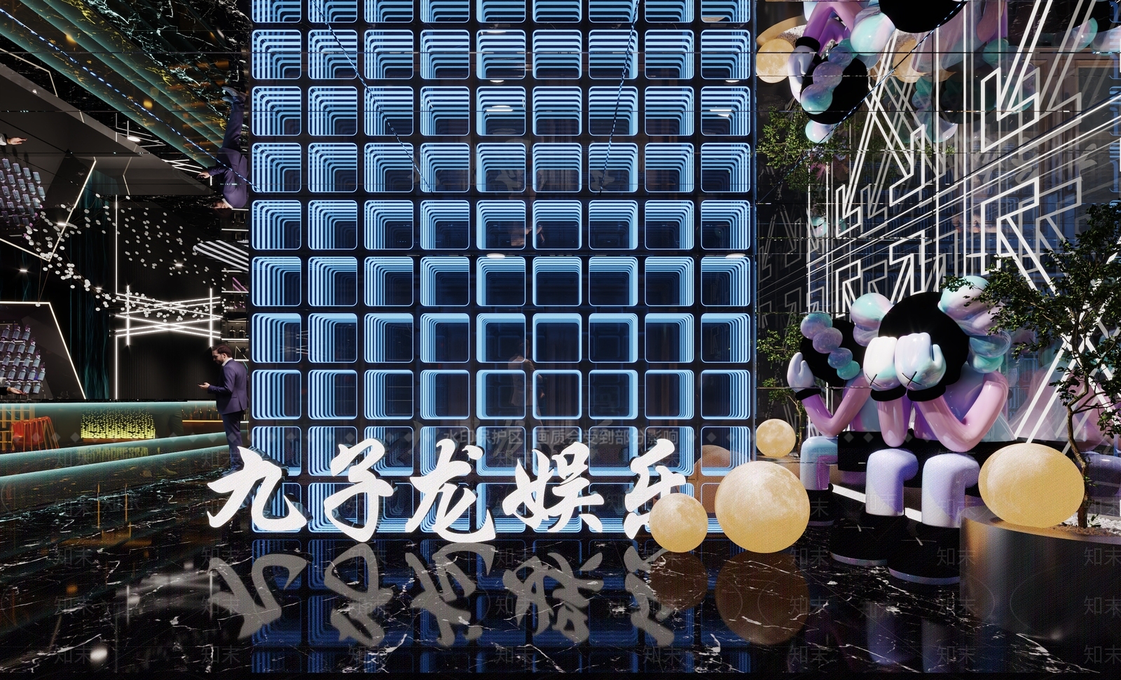 现代KTV包间3D模型下载【ID:1146486875】