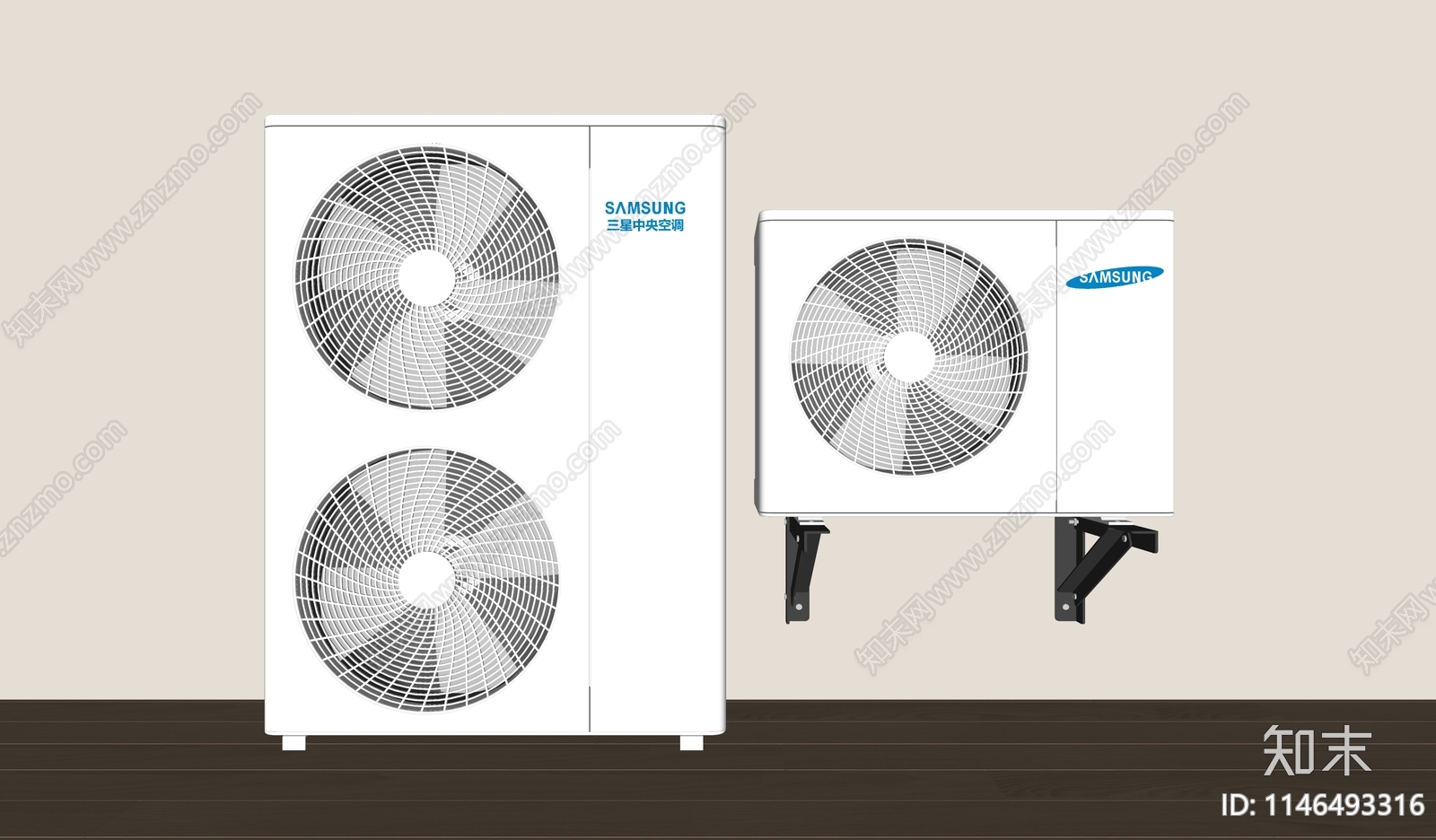 现代空调外机SU模型下载【ID:1146493316】