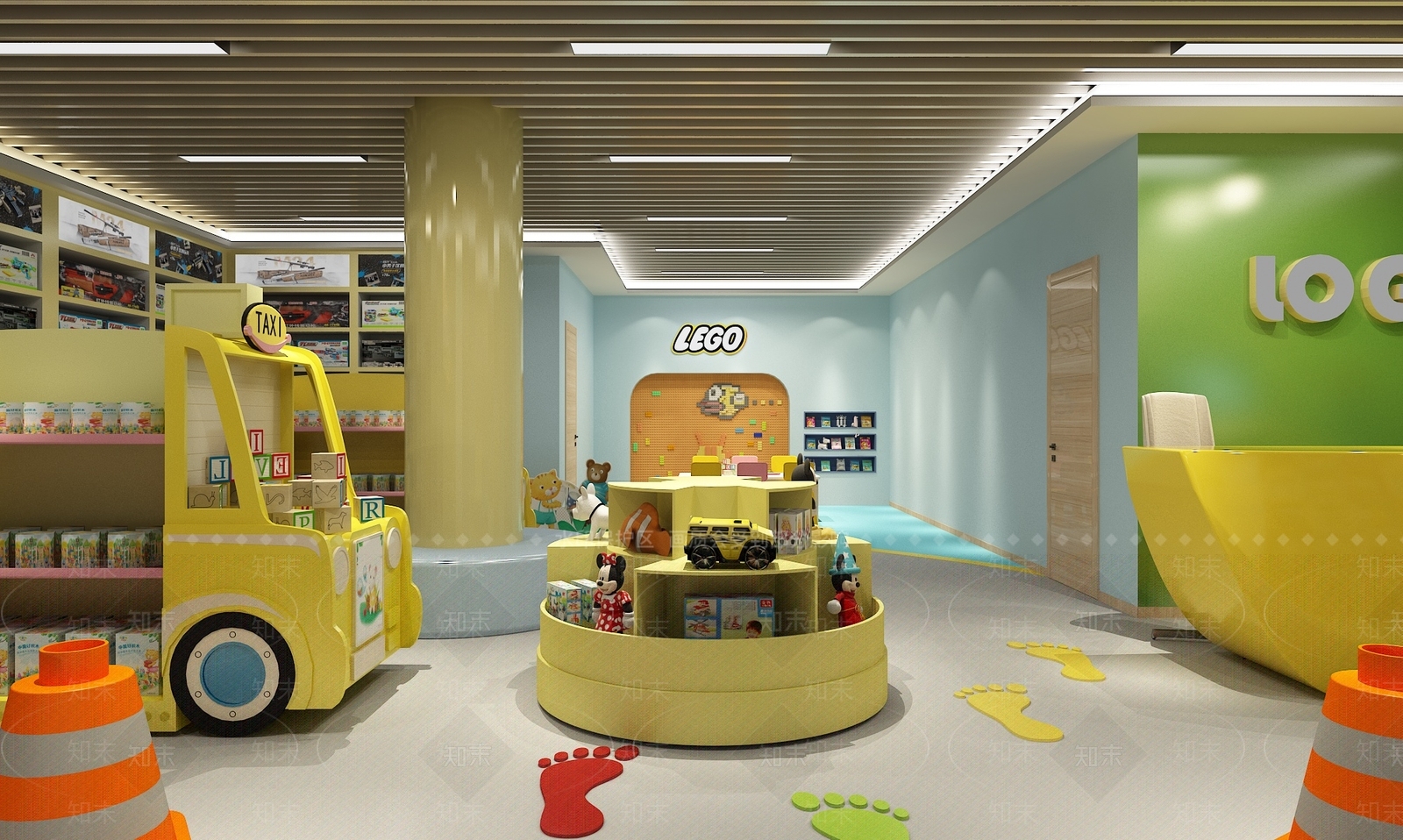 现代玩具礼品店3D模型下载【ID:1146496602】