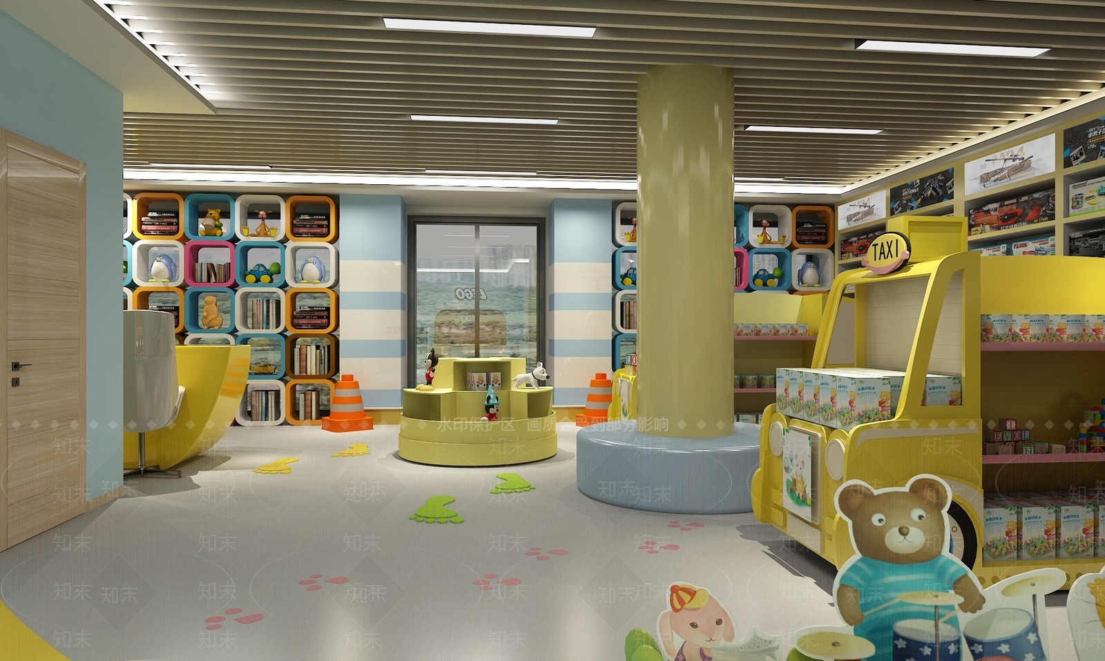 现代玩具礼品店3D模型下载【ID:1146496602】