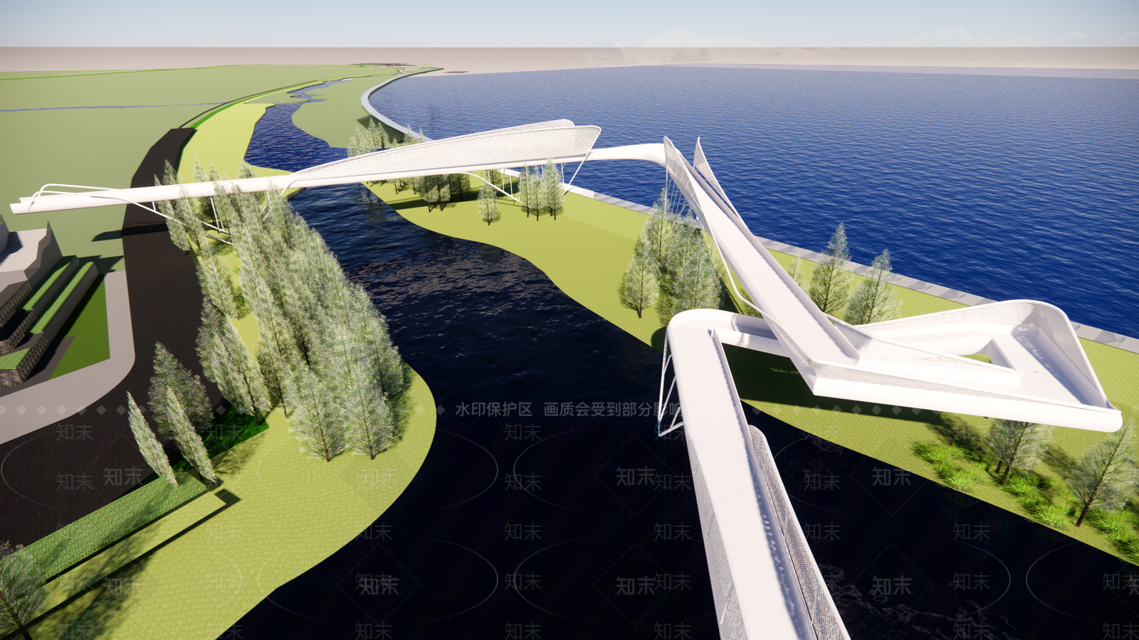 现代天桥SU模型下载【ID:1146503453】