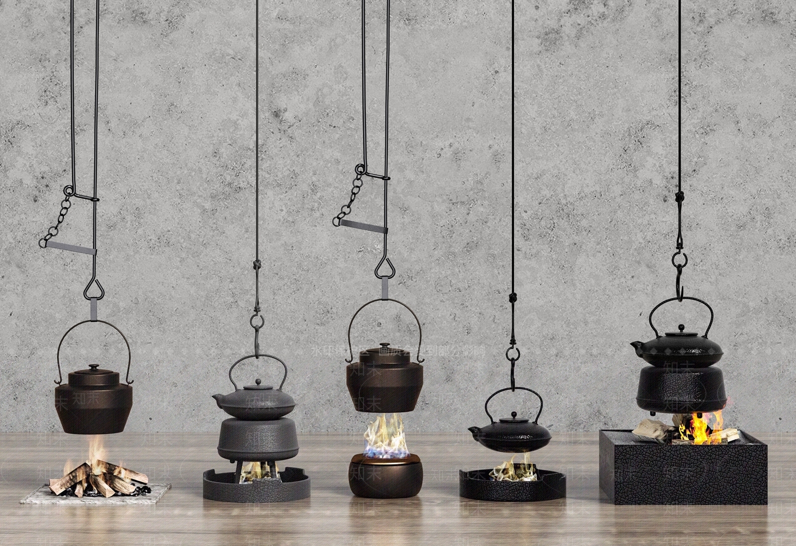 新中式茶具3D模型下载【ID:1146503456】