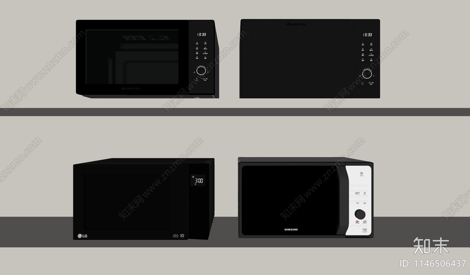 烤箱SU模型下载【ID:1146506437】