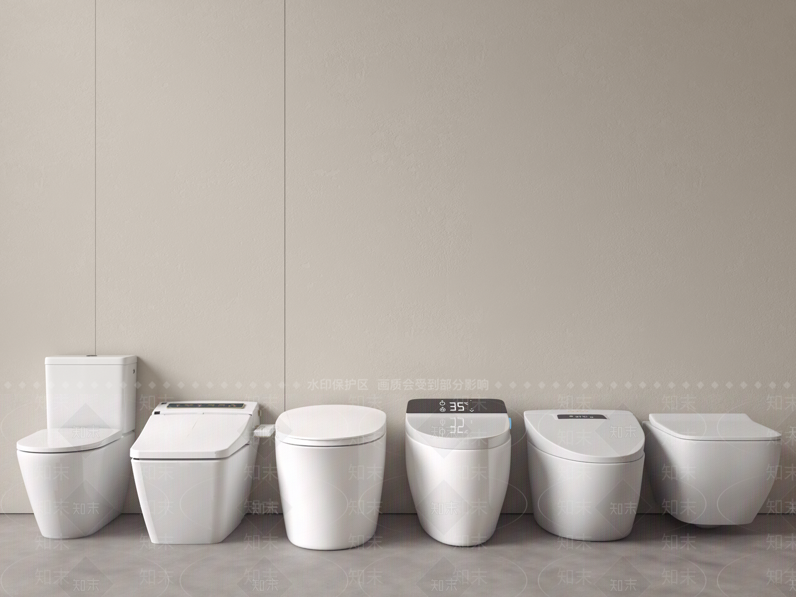 智能马桶SU模型下载【ID:1146512994】