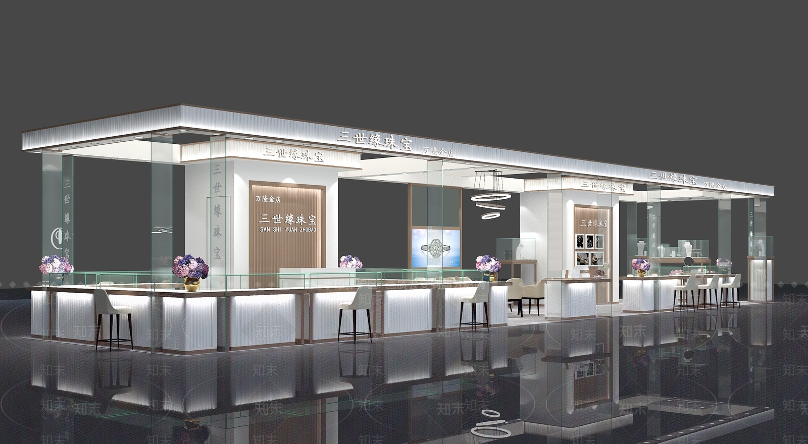 现代珠宝店3D模型下载【ID:1146520669】