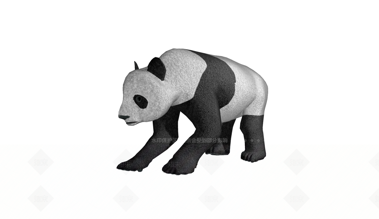 熊猫SU模型下载【ID:1146520695】
