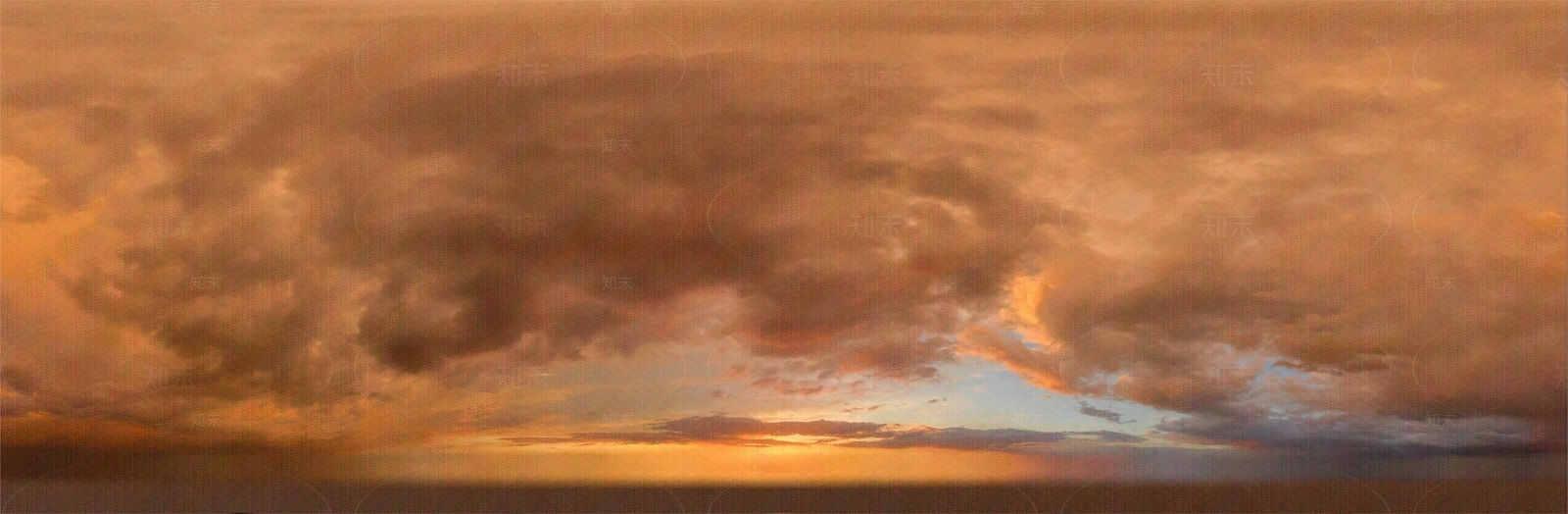 曙光落日黄昏HDR天空盒贴图下载【ID:1146522195】
