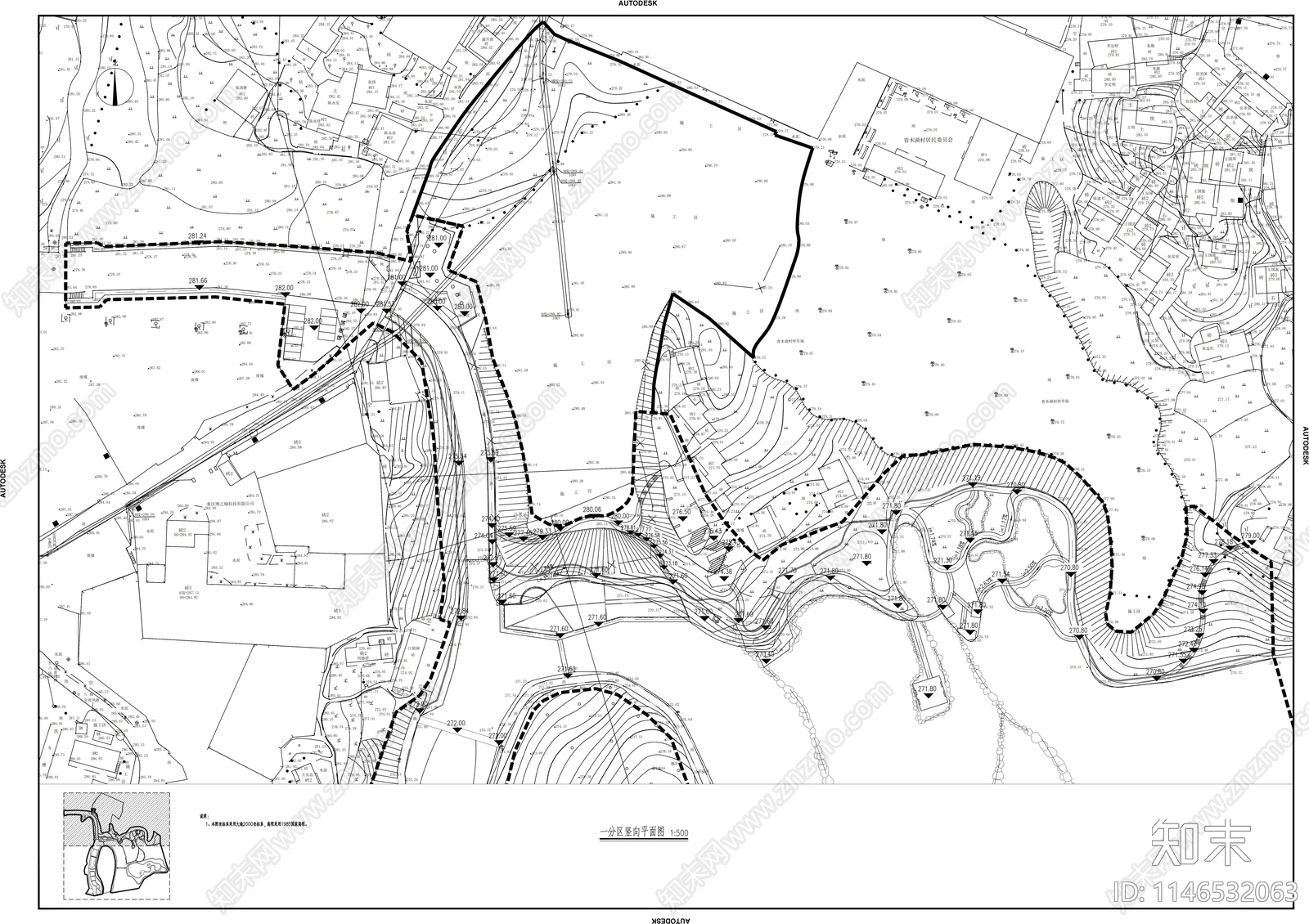 河滩治理湿地公园景观cad施工图下载【ID:1146532063】