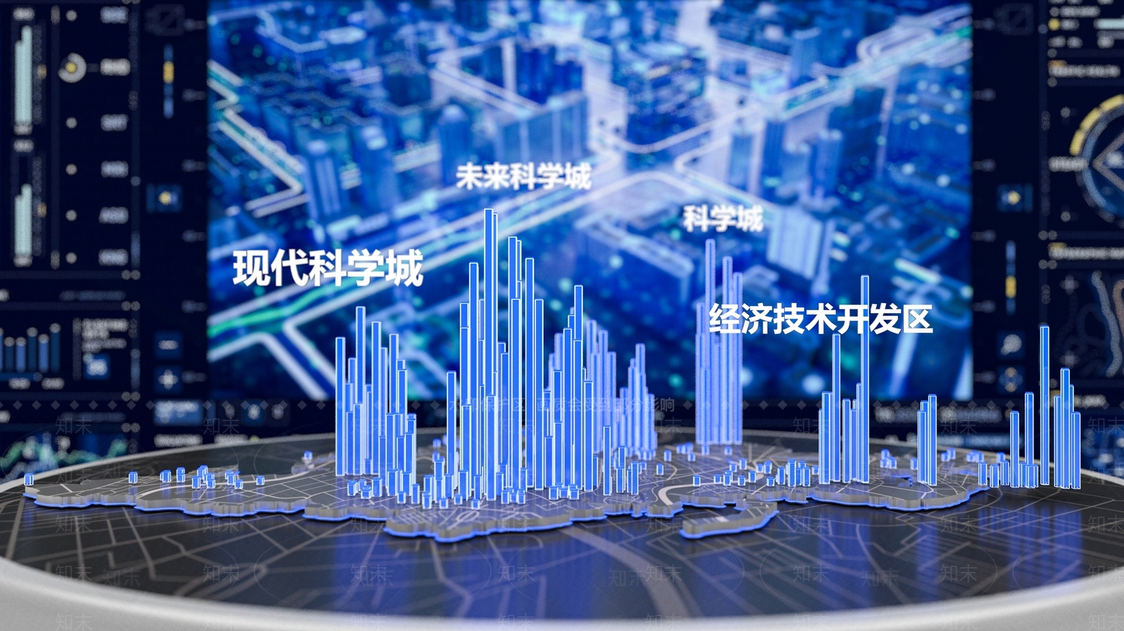 现代科技展厅SU模型下载【ID:1146534283】