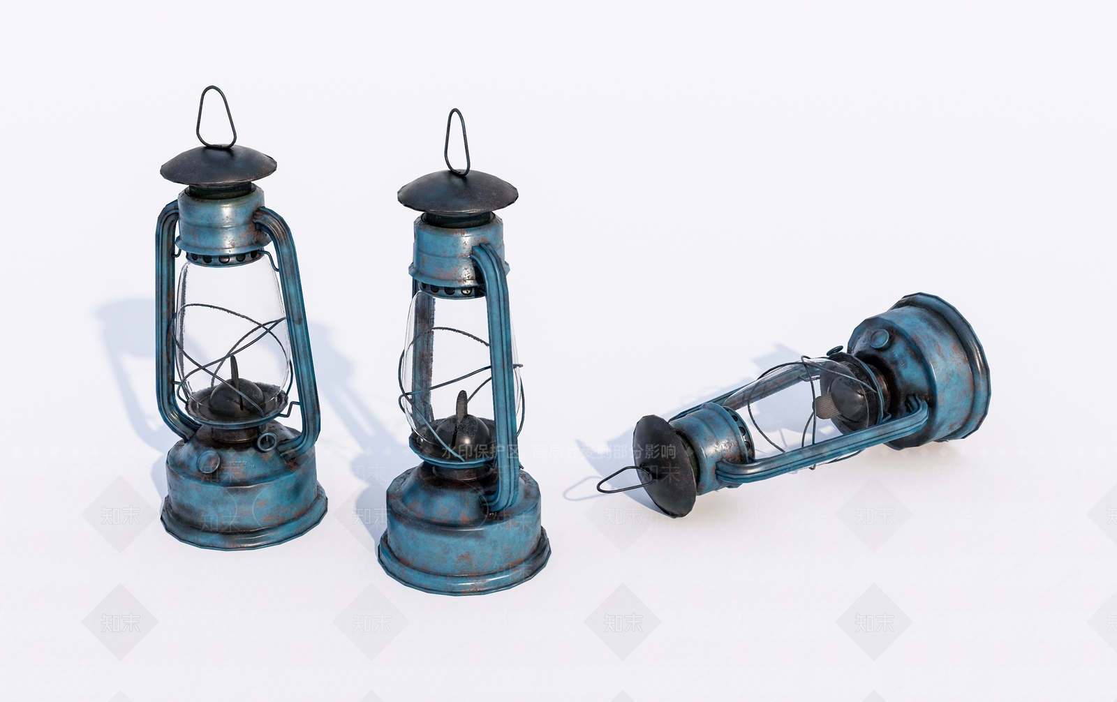 现代老旧煤油灯3D模型下载【ID:1146535559】