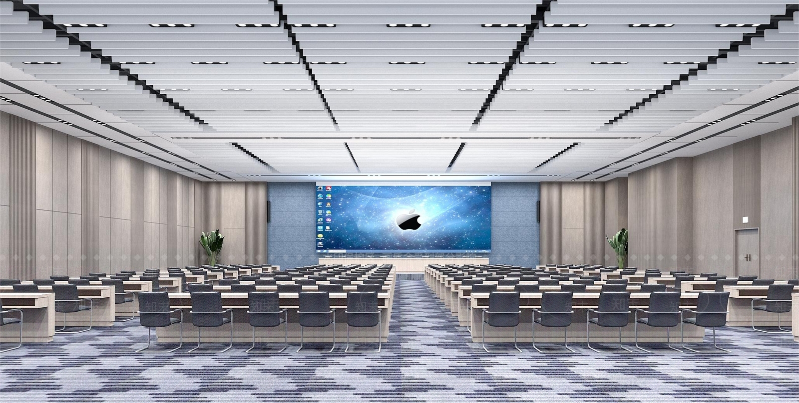 现代大型报告厅3D模型下载【ID:1146556307】