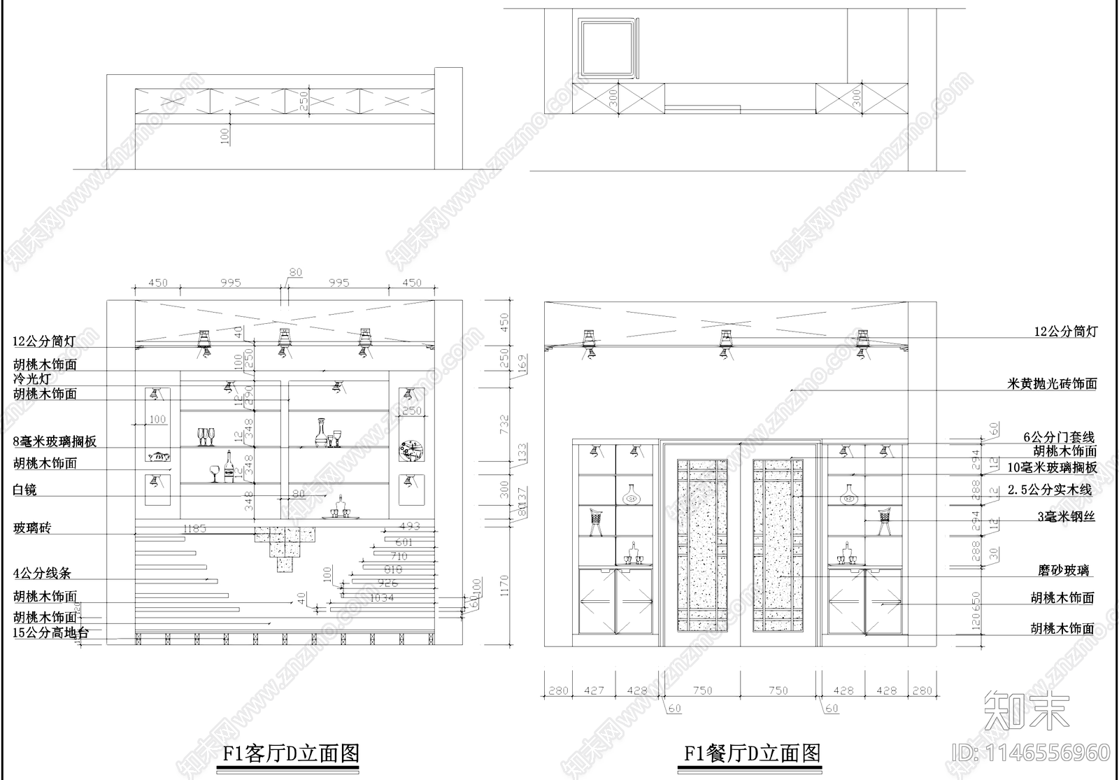 美式现代三层别墅室内家装cad施工图下载【ID:1146556960】