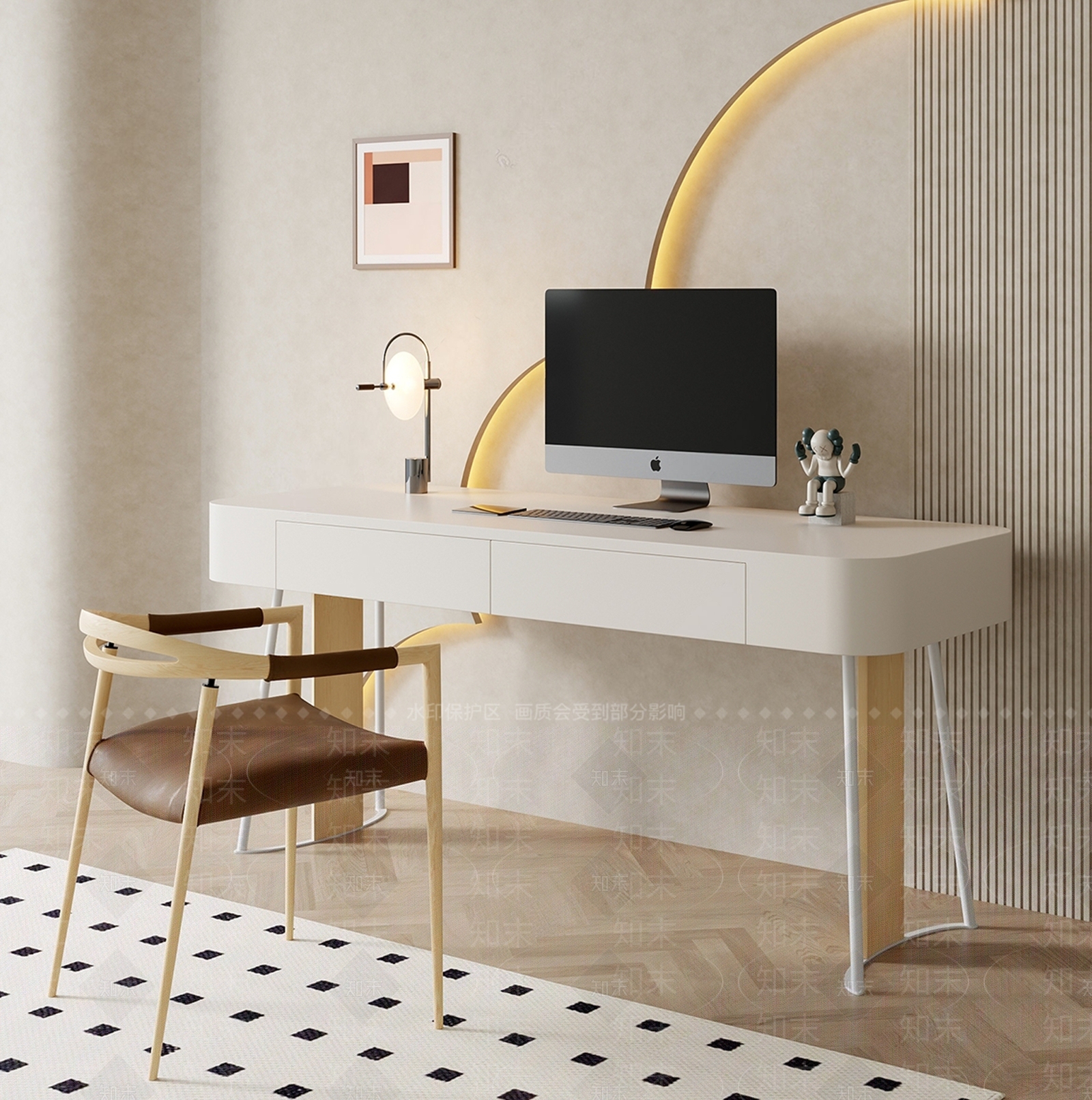 现代电脑座椅SU模型下载【ID:1146558870】