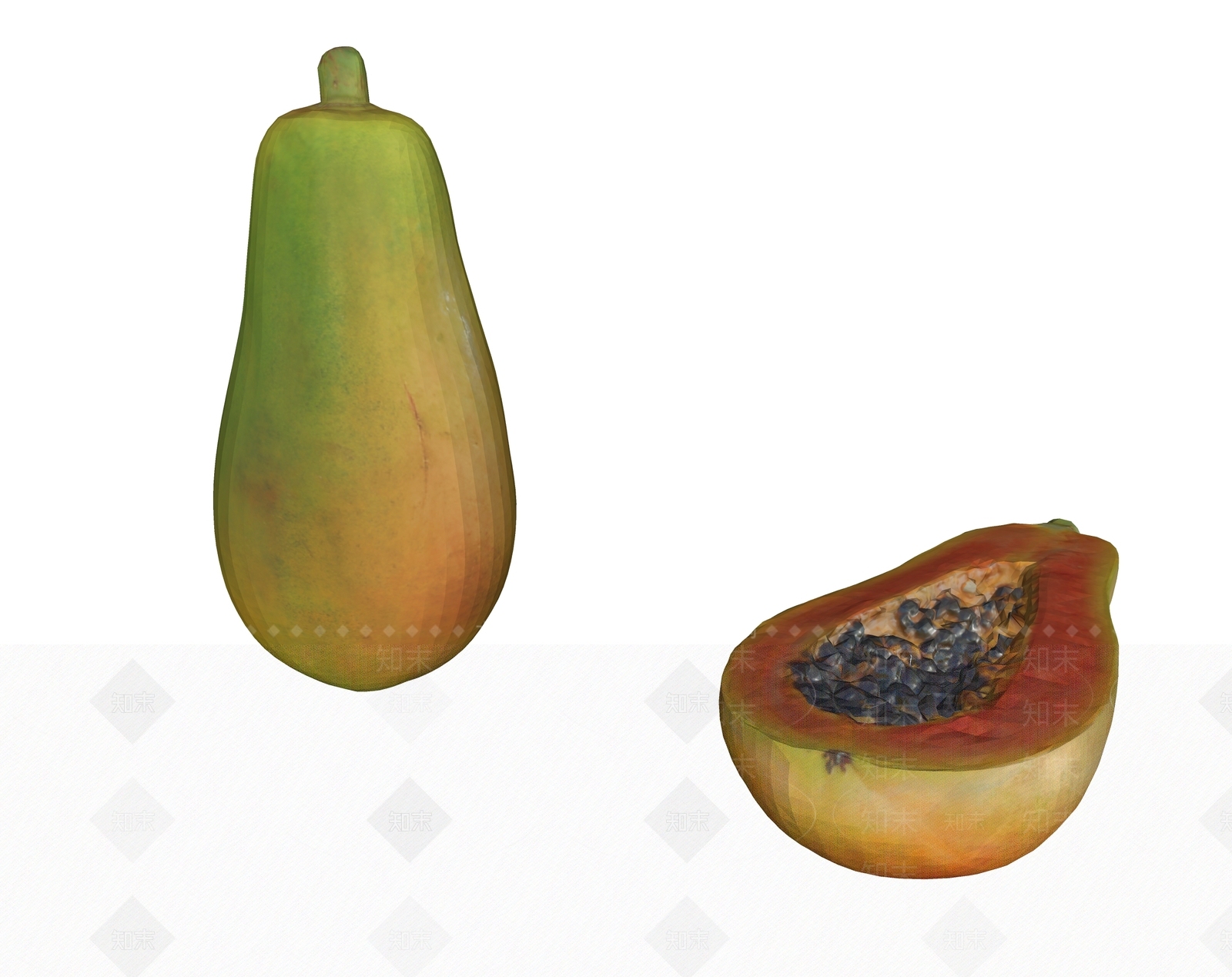 木瓜SU模型下载【ID:1146566614】