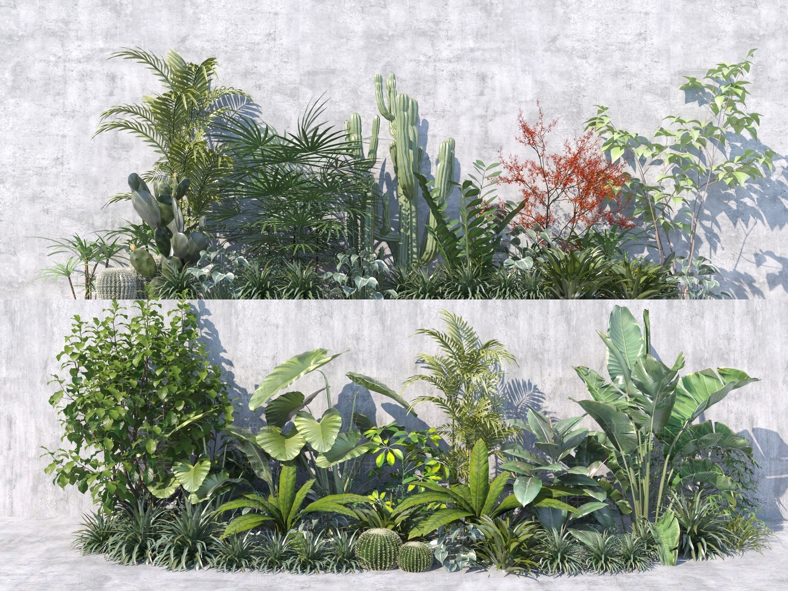 植物堆3D模型下载【ID:1146569087】