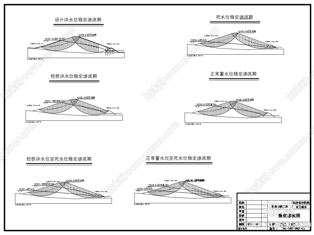 水库除险加固工程初步设计图节点cad施工图下载【ID:1146573410】