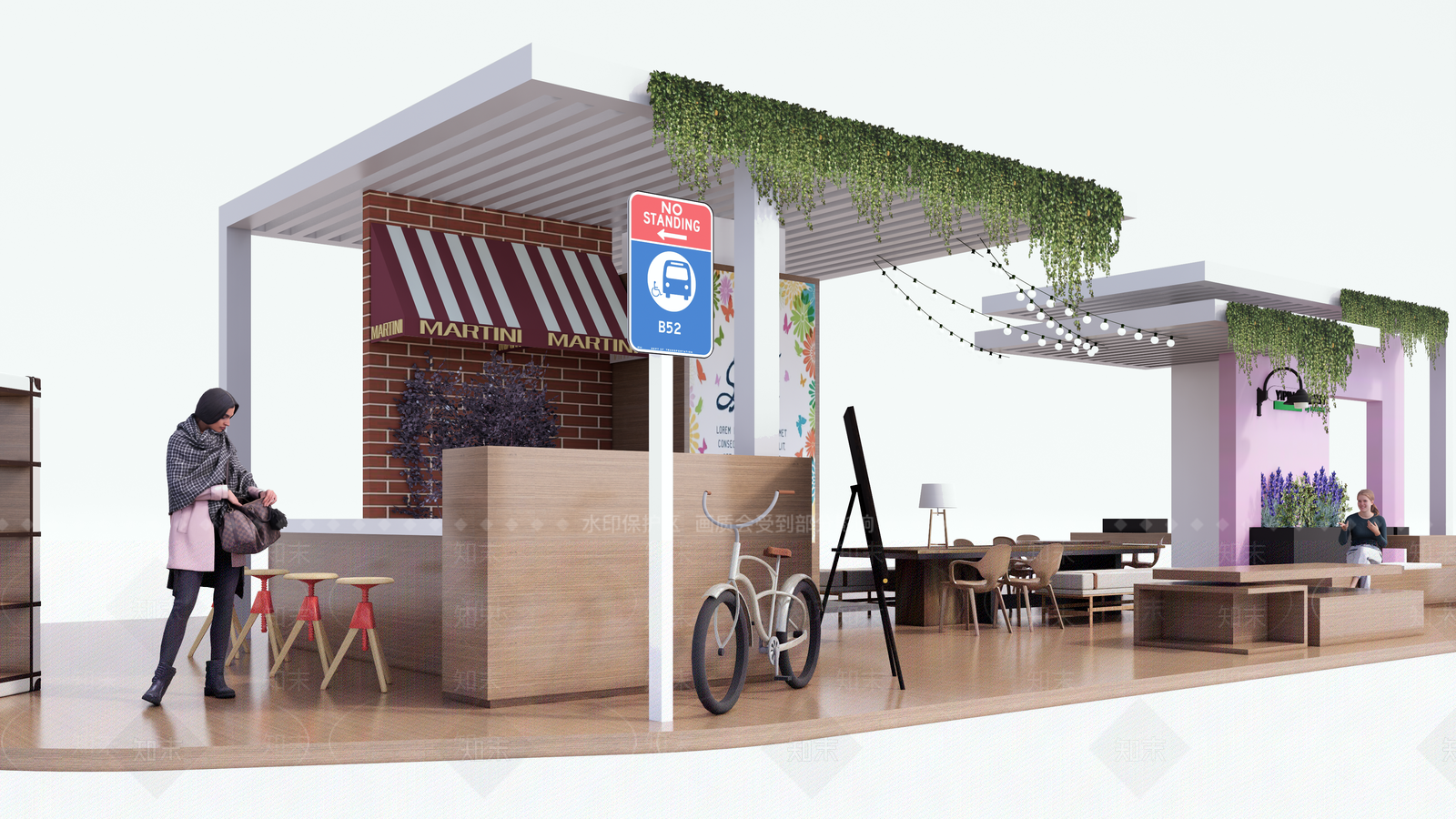 现代商业展厅SU模型下载【ID:1146577659】