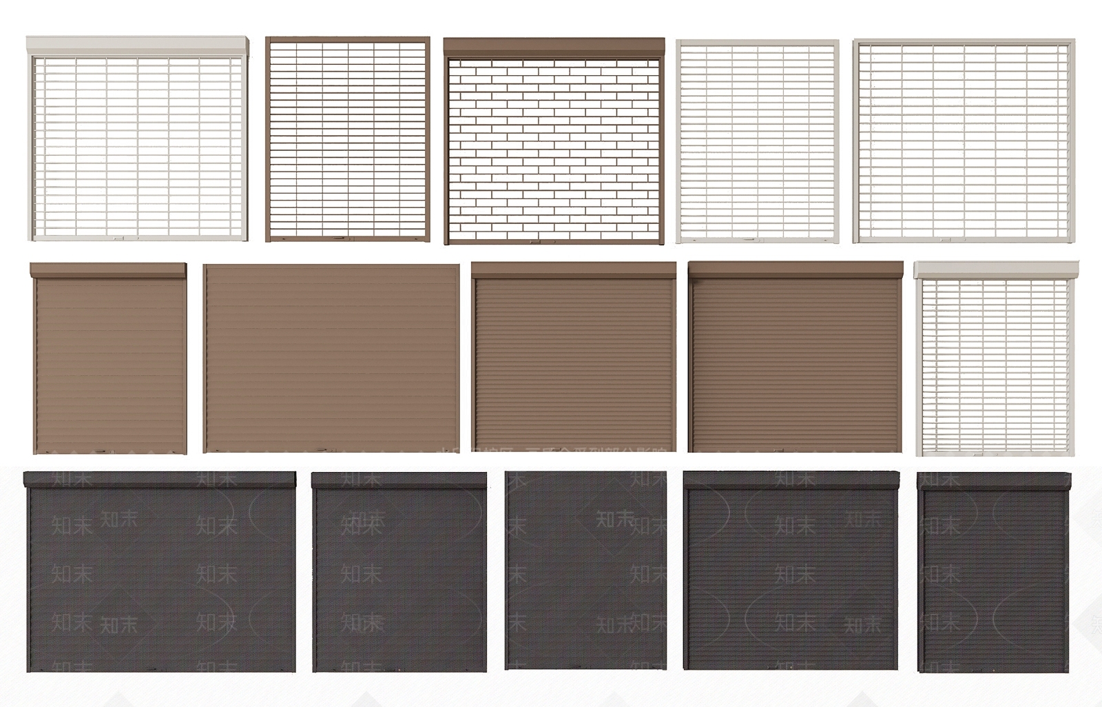 现代卷闸门3D模型下载【ID:1146582887】