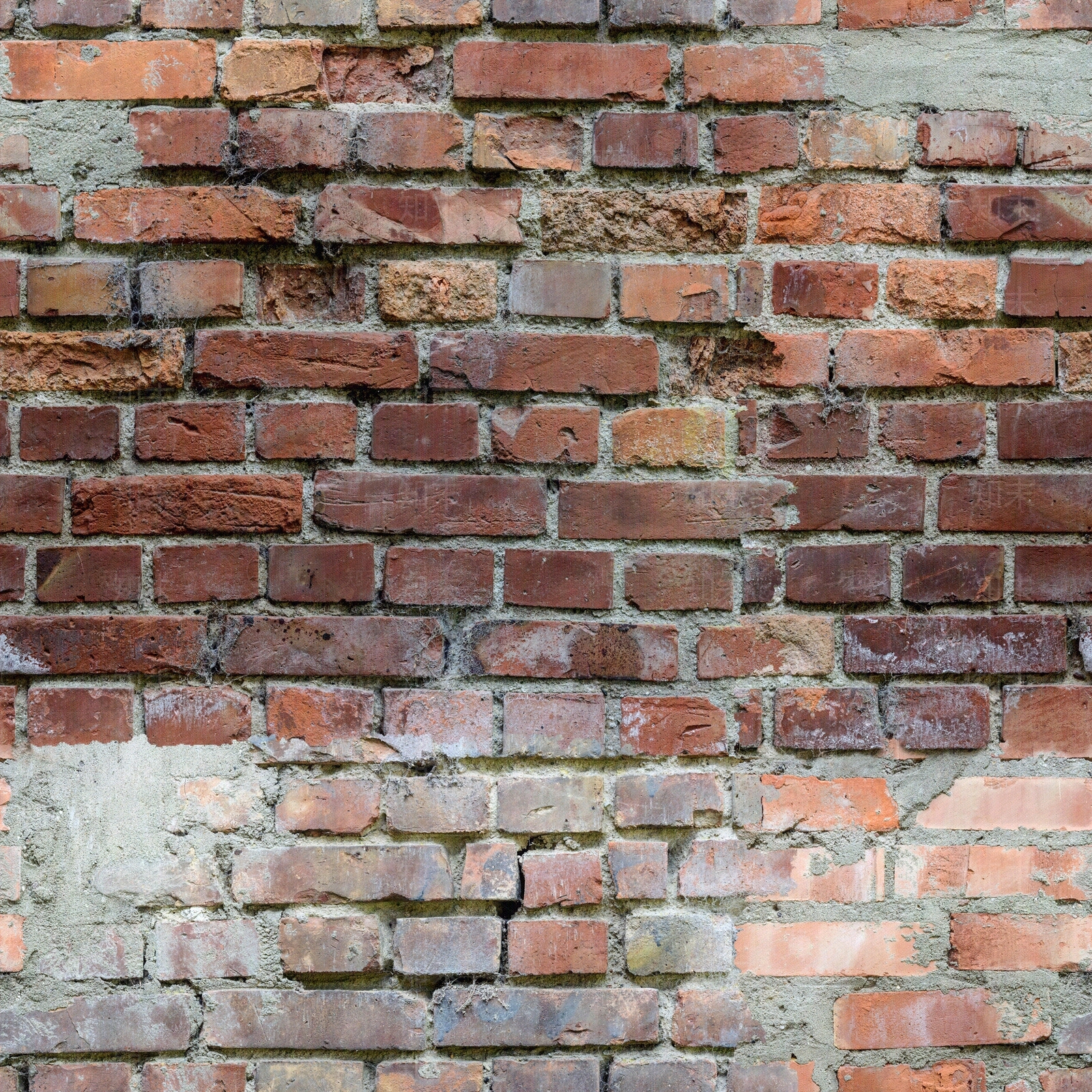 老旧破损风华红砖砖墙贴图下载【ID:1146584827】