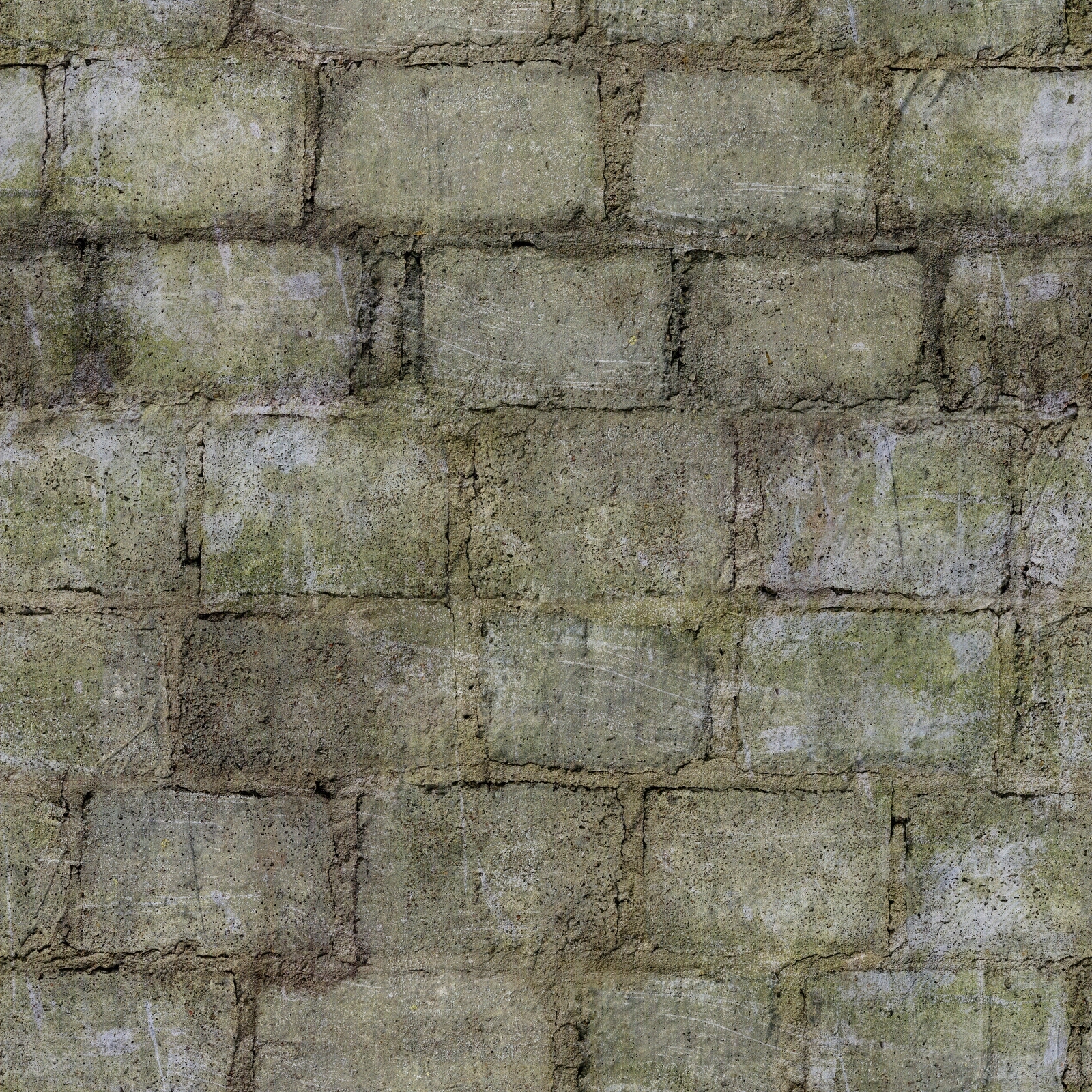 老旧青苔空心砖砖墙贴图下载【ID:1146591533】