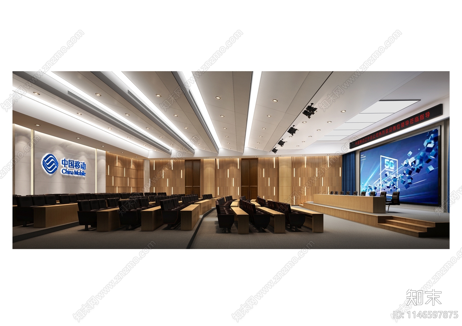 会议室室内cad施工图下载【ID:1146597875】