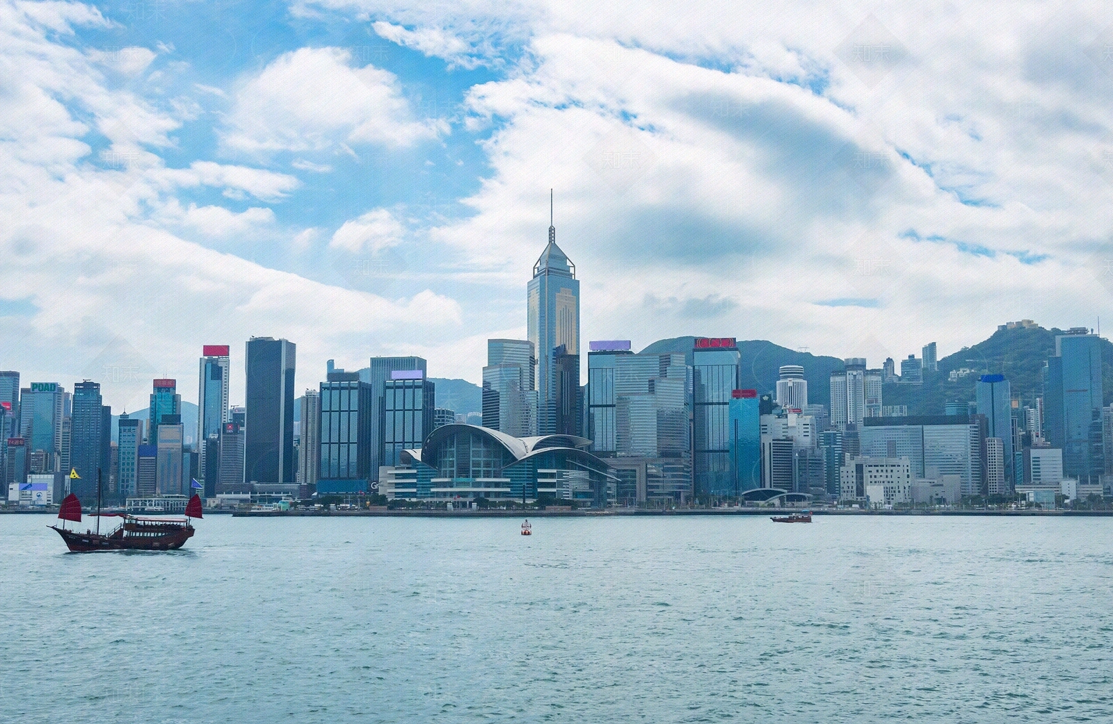 都市风光城市高楼海港贴图下载【ID:1146601510】