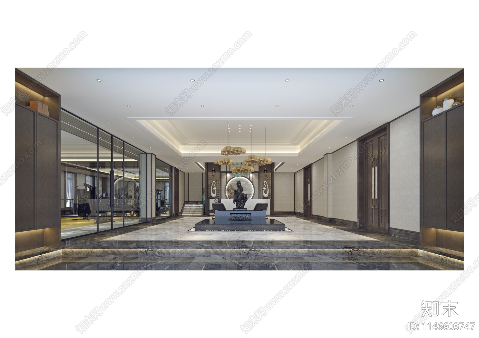 大型会所cad施工图下载【ID:1146603747】