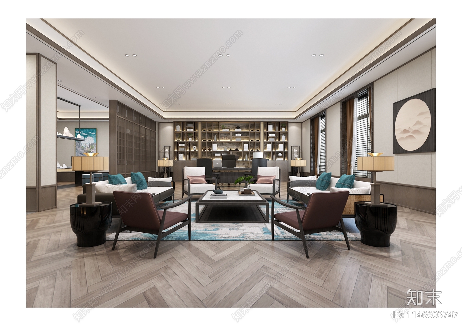 大型会所cad施工图下载【ID:1146603747】