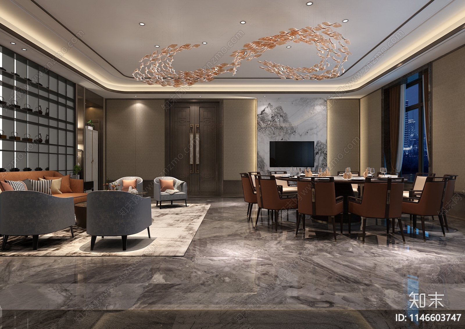 大型会所cad施工图下载【ID:1146603747】