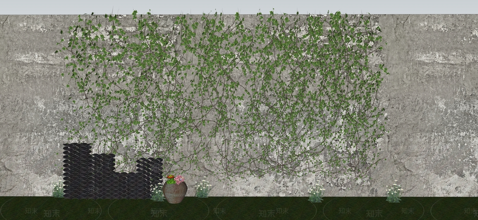 藤本植物SU模型下载【ID:1146604019】