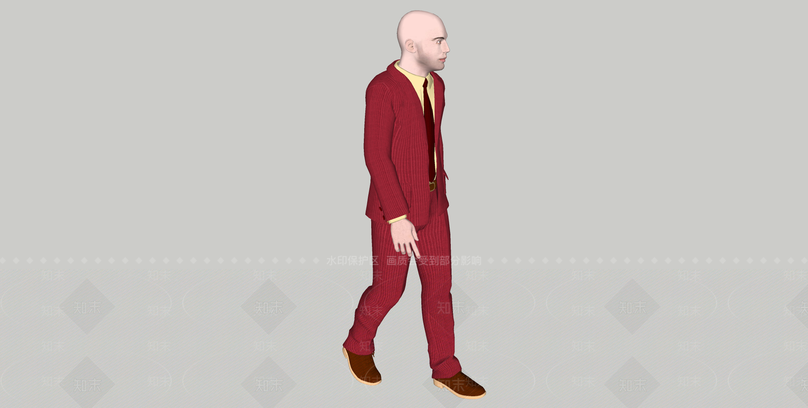 单人SU模型下载【ID:1146604023】